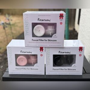 1 WHITE Filterbaby Faucet Filter  Skincare fits 99% faucets easy installation